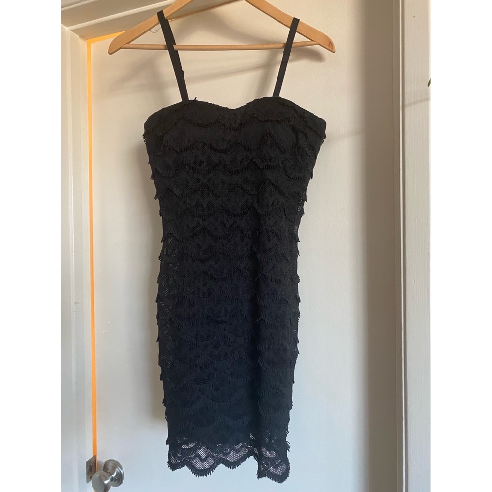 Little black dress by GUESS, NEW, size 4, removable straps